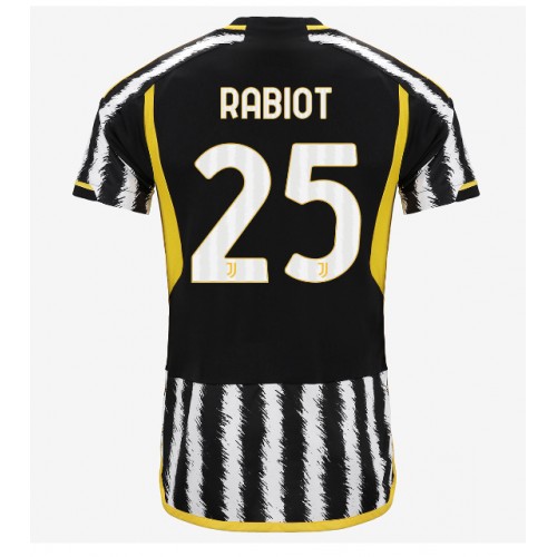 Fotbalové Dres Juventus Adrien Rabiot #25 Domácí 2023-24 Krátký Rukáv